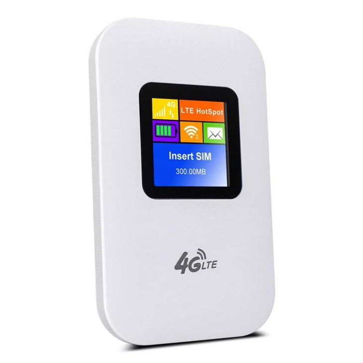 4G LTE-router met lcd-scherm