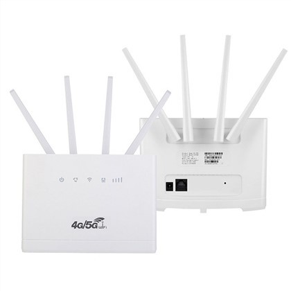 CPE WIFI-router met antennes en simkaartsleuf